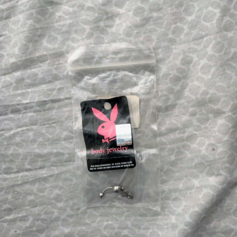 PLAYBOY Pink and Silver Body Jewelry